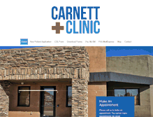 Tablet Screenshot of carnettclinic.com